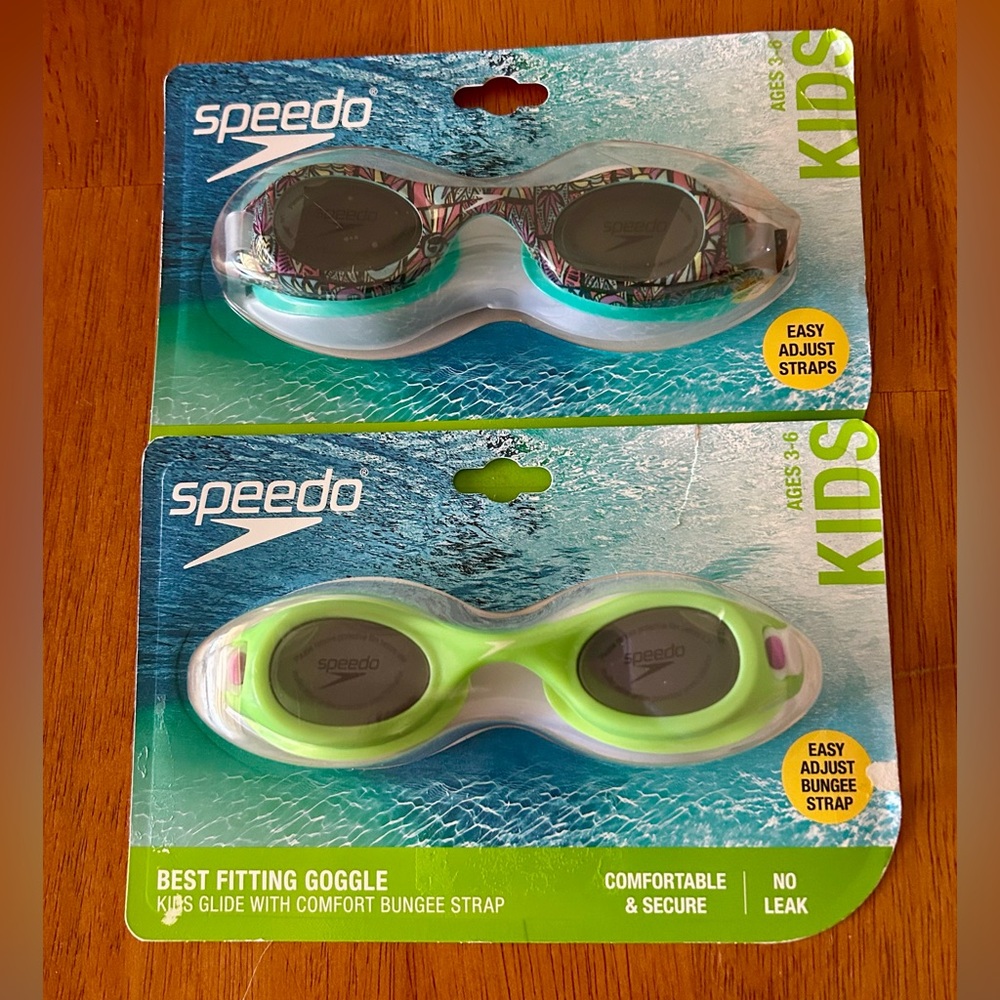 Speedo Kids swim goggles bundle designed for children ages 3-8